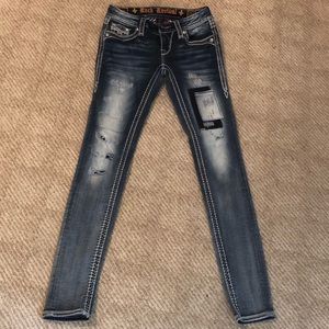 EUC rock revival skinny jeans